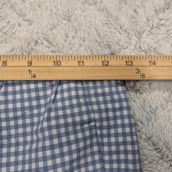 Rag & Bone Pants Women's 4 Blue White Gingham Check Simone Stretch Equestrian  - Picture 4 of 9